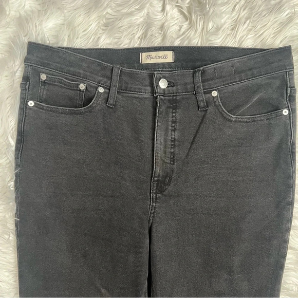 Madewell Cali Demi-Boot Jeans Starkey Wash Black Denim Casual Women’s 32 - Picture 5 of 11